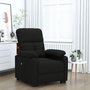 Voir la diapositive 1 : VIDAXL Fauteuil inclinable electrique Noir Tissu