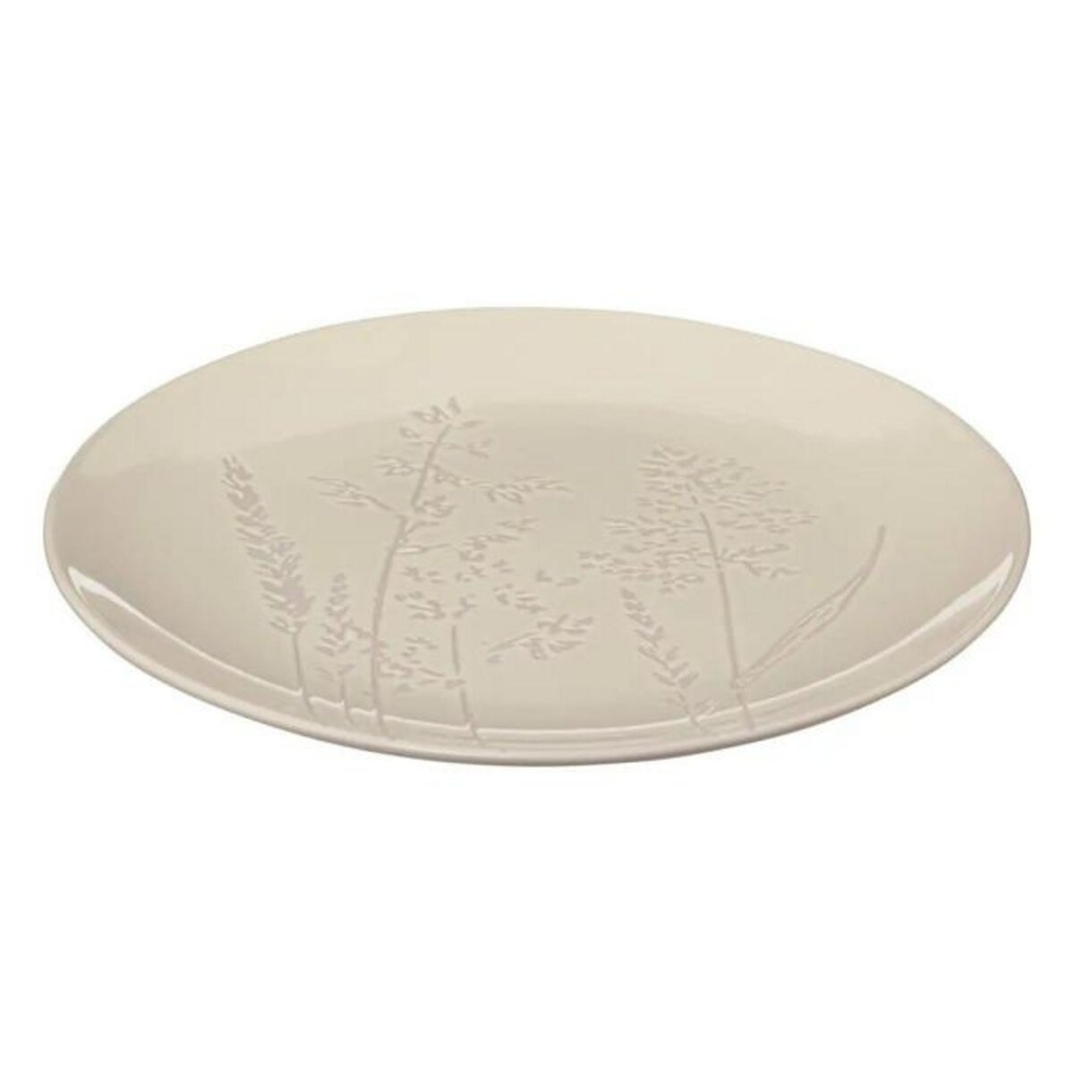 SECRET DE GOURMET Lot de 6 Assiettes Plates  Elsa  27cm Blanc