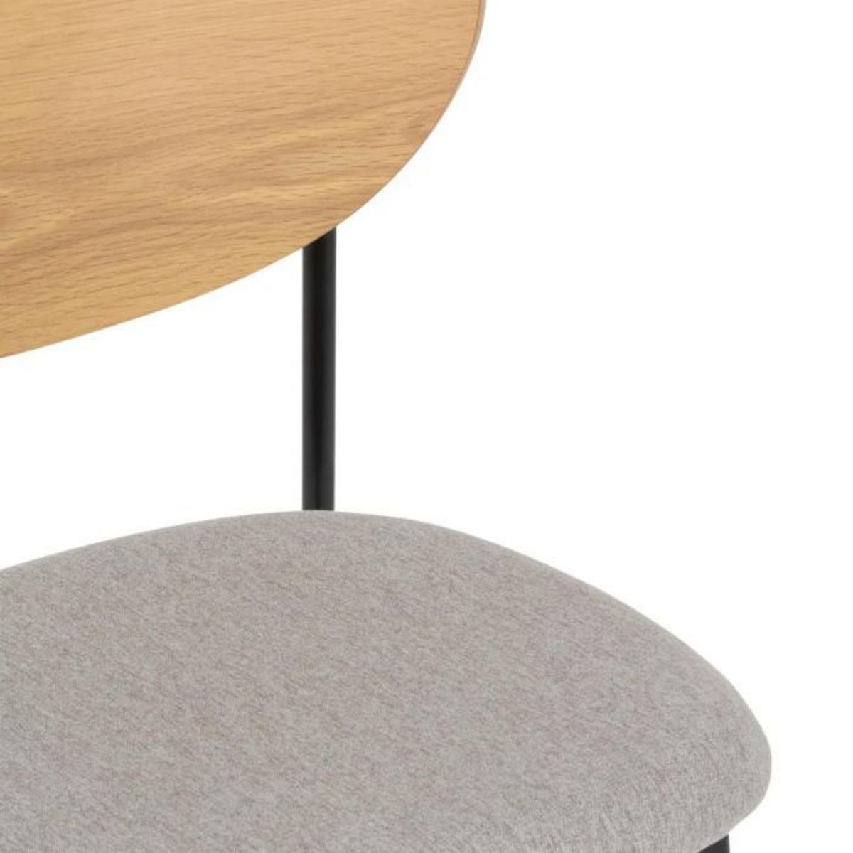 ATMOSPHERA Lot de 2 Chaises Design  Jaisa  81cm Gris