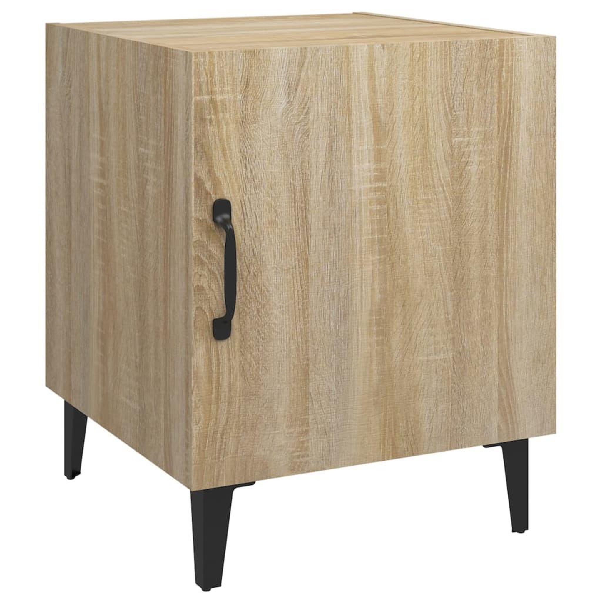 Voir la diapositive 3 : VIDAXL Tables de chevet 2 pcs Chene Sonoma Bois d'ingenierie