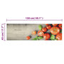 Voir la diapositive 5 : VIDAXL Tapis de cuisine lavable impression de tomates 45x150cm velours