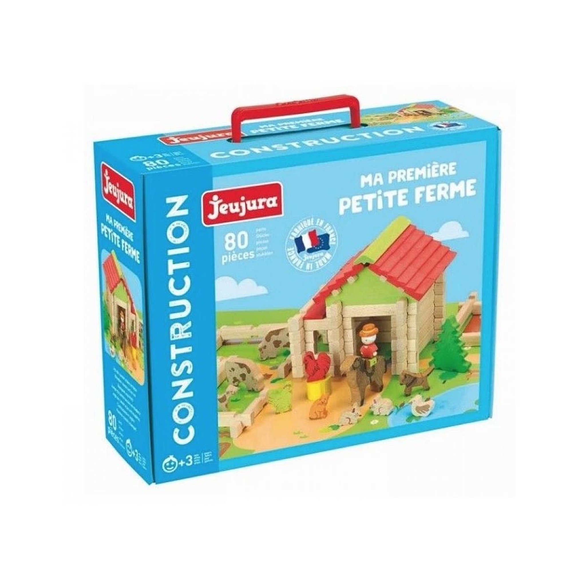 Voir la diapositive 1 : JeuJura Ma Premiere petite ferme 80 pieces
