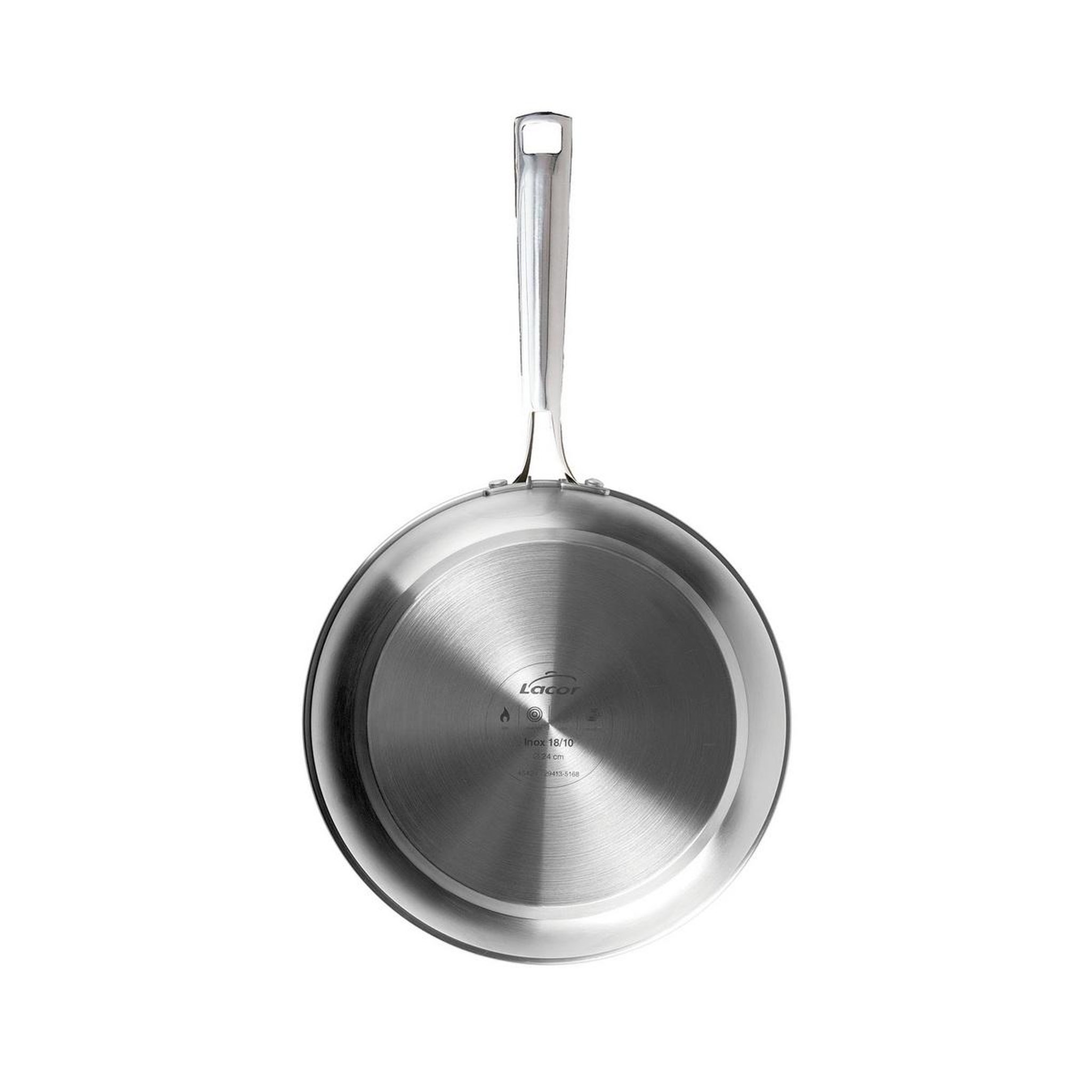 Voir la diapositive 2 : Lacor Poêle inox 24cm - 44424