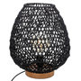 Voir la diapositive 1 : ATMOSPHERA Lampe papier Etel noir H35.5