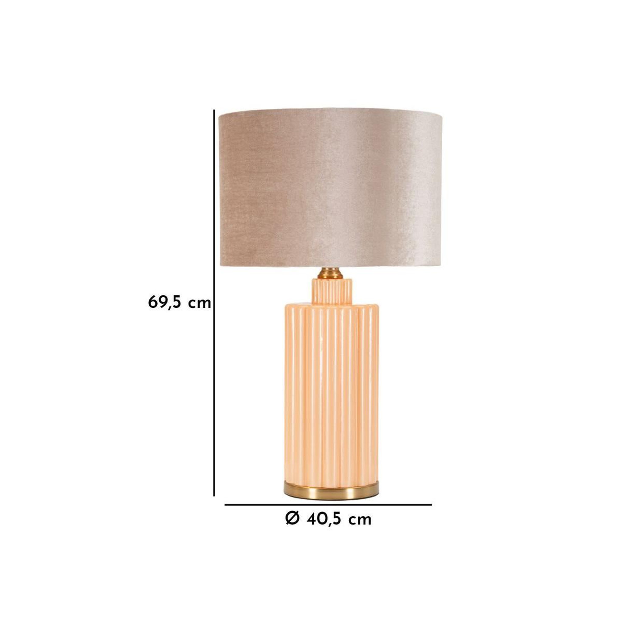 Voir la diapositive 6 : Paris Prix Lampe à poser  perly  69cm perle & or