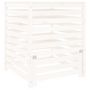 Voir la diapositive 2 : VIDAXL Composteur Blanc 82,5x82,5x99,5 cm Bois massif de pin