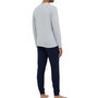 Voir la diapositive 2 : Lacoste Pyjama Noir/Gris Homme Marine Lacoste VXD