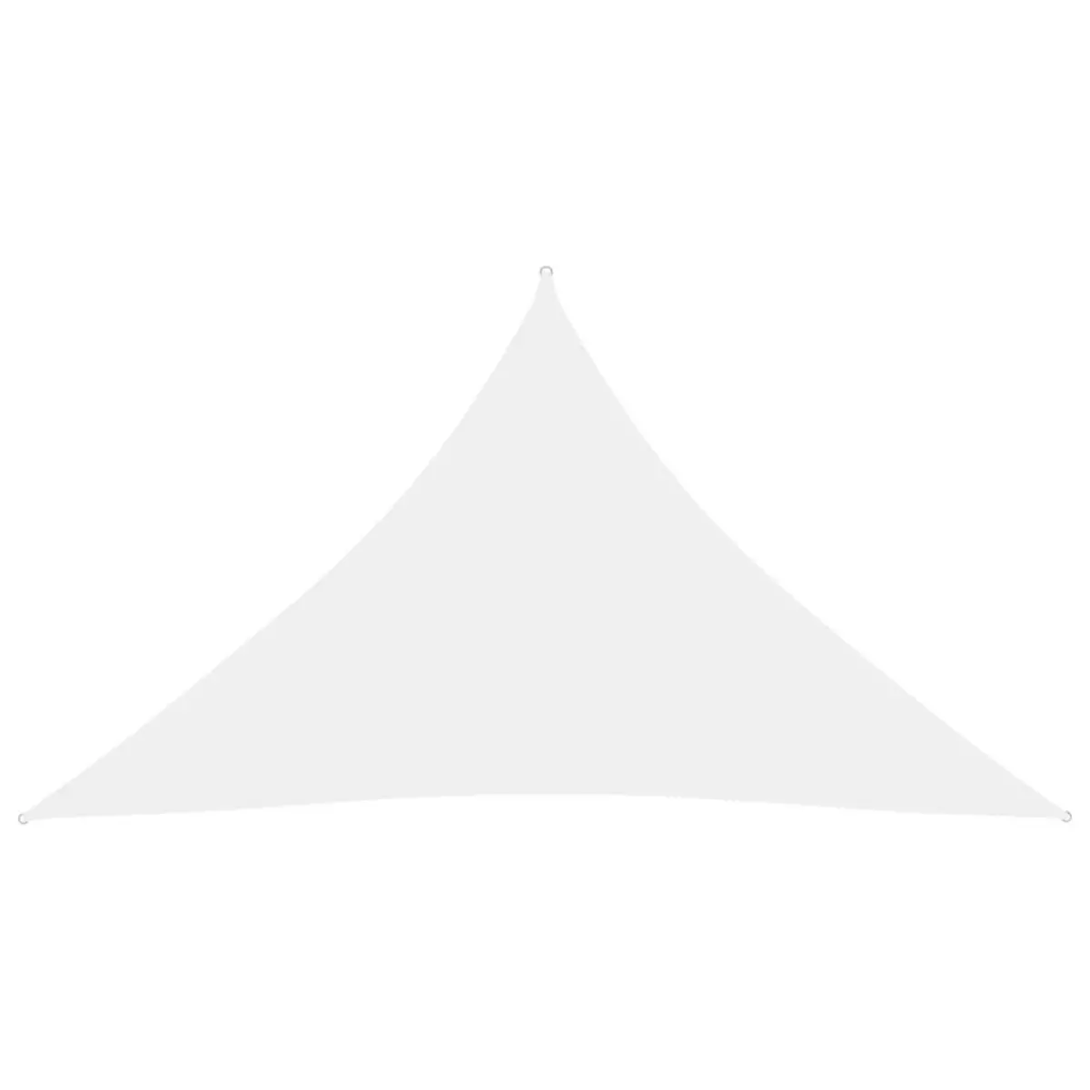 VIDAXL Voile de parasol tissu oxford triangulaire 5x5x6 m blanc