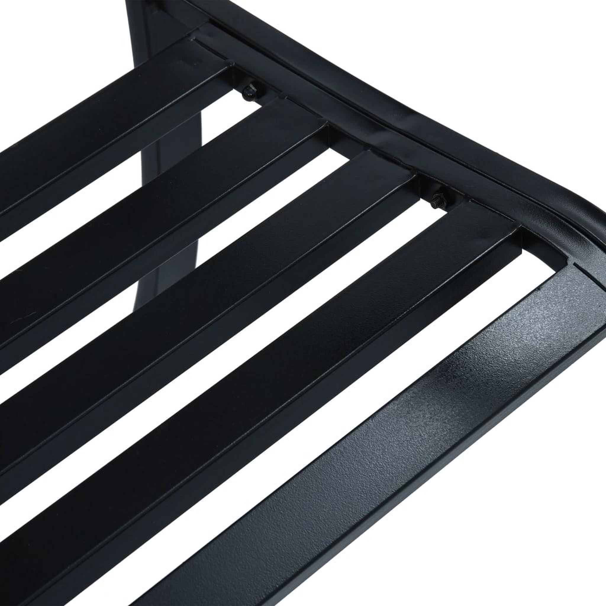 Voir la diapositive 5 : VIDAXL Banc de jardin 125 cm Noir Acier