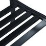 Voir la diapositive 5 : VIDAXL Banc de jardin 125 cm Noir Acier