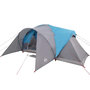 Voir la diapositive 4 : VIDAXL Tente familiale a dome 6 personnes bleu impermeable