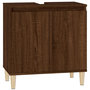 Voir la diapositive 2 : VIDAXL Meuble d'evier chene marron 58x33x60 cm bois d'ingenierie