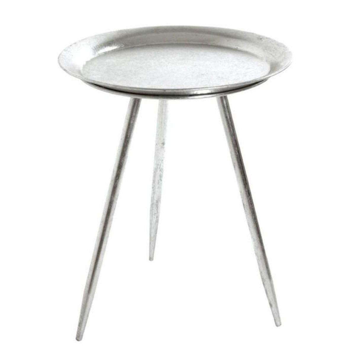 Paris Prix Table d'Appoint Design  Matalo  47cm Argent