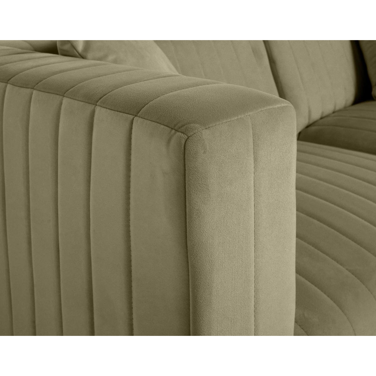 LISA DESIGN Nova - canapé modulable d'angle droit - 5 places - en velours