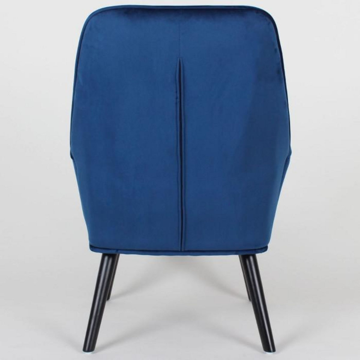 Paris Prix Fauteuil Scandinave en Velours  Watson  101cm Bleu