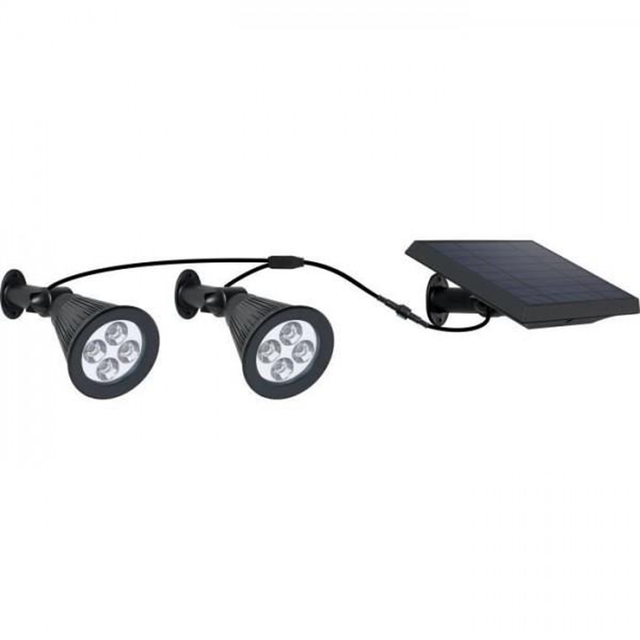 Voir la diapositive 2 : LUMI JARDIN Spot solaire LED - LUMI JARDIN - Family Spiky - 3 W - Blanc froid - PVC - Noir