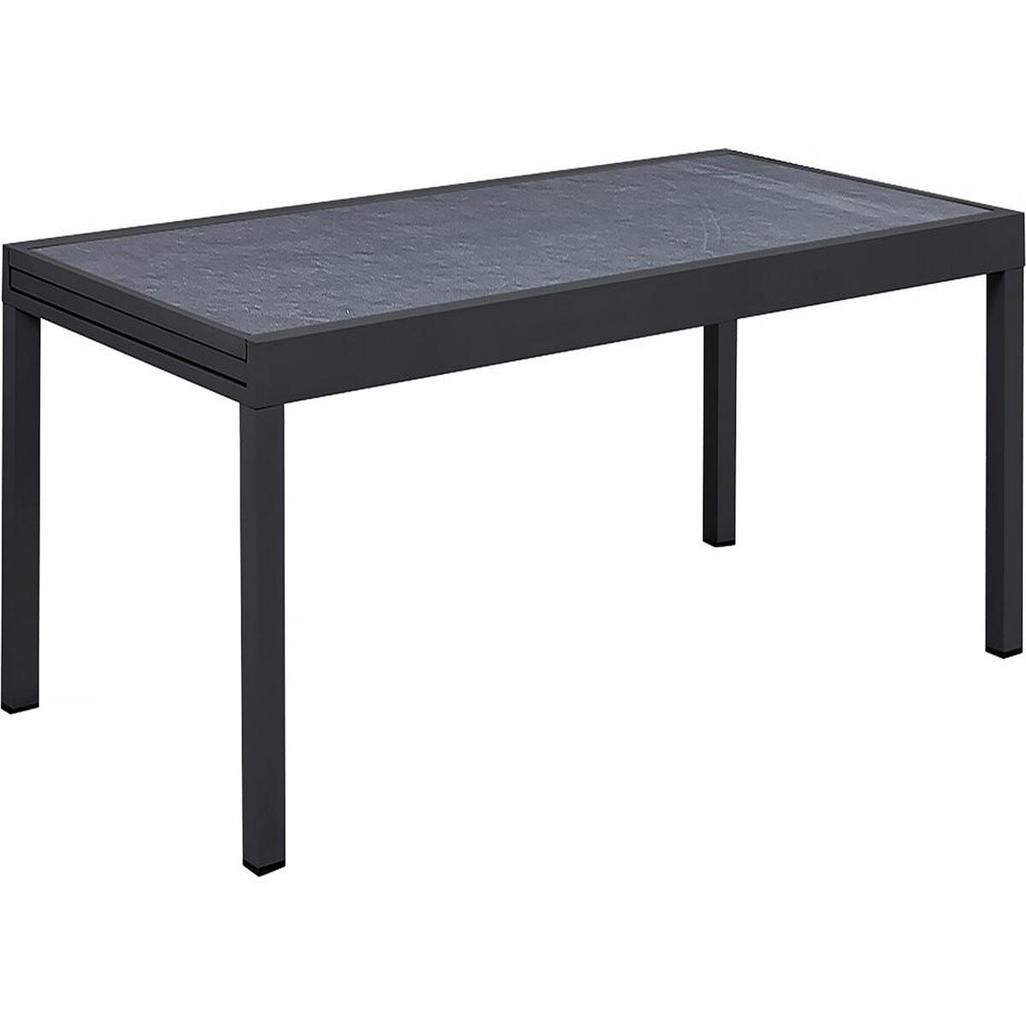 Voir la diapositive 3 : Habitat et Jardin Table extensible et chaises de jardin en aluminium  lagos  - 200/320 x 105 x 76 cm - 12 chaises - gris clair