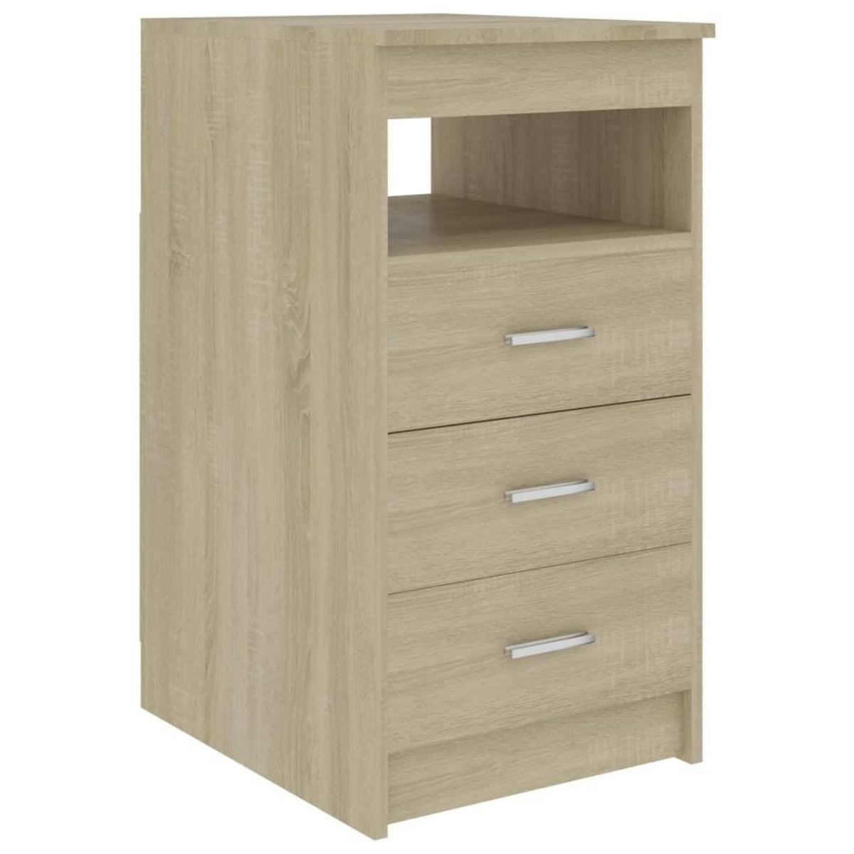 VIDAXL Armoire a tiroirs Chene sonoma 40x50x76 cm Bois d'ingenierie