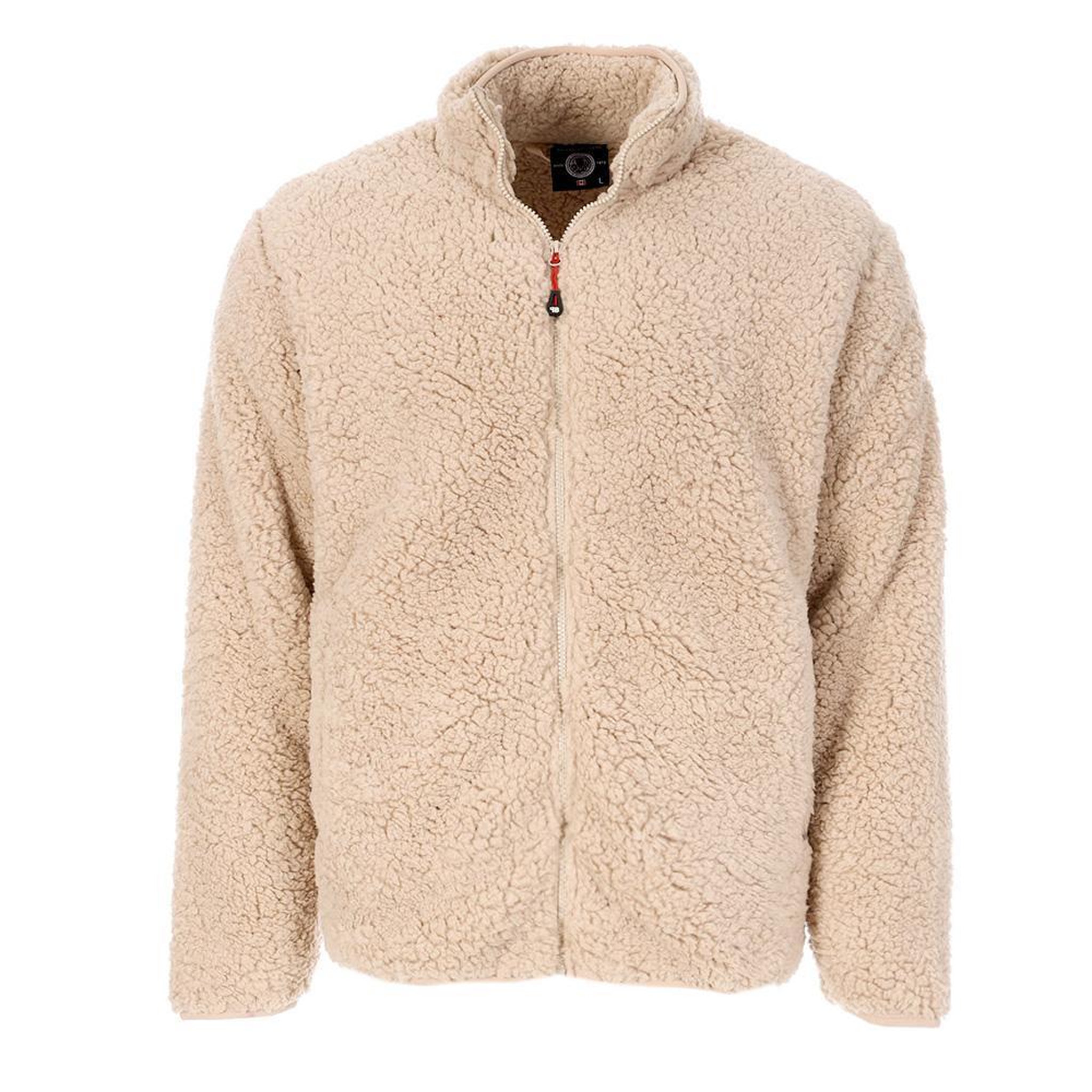 PANAME BROTHERS Veste Sherpa Beige Homme Paname Brothers Full Zip. Coloris disponibles : Beige