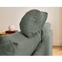 Voir la diapositive 2 : BEST MOBILIER Barrie - canapé d'angle réversible 4 places avec têtière amovible en tissu