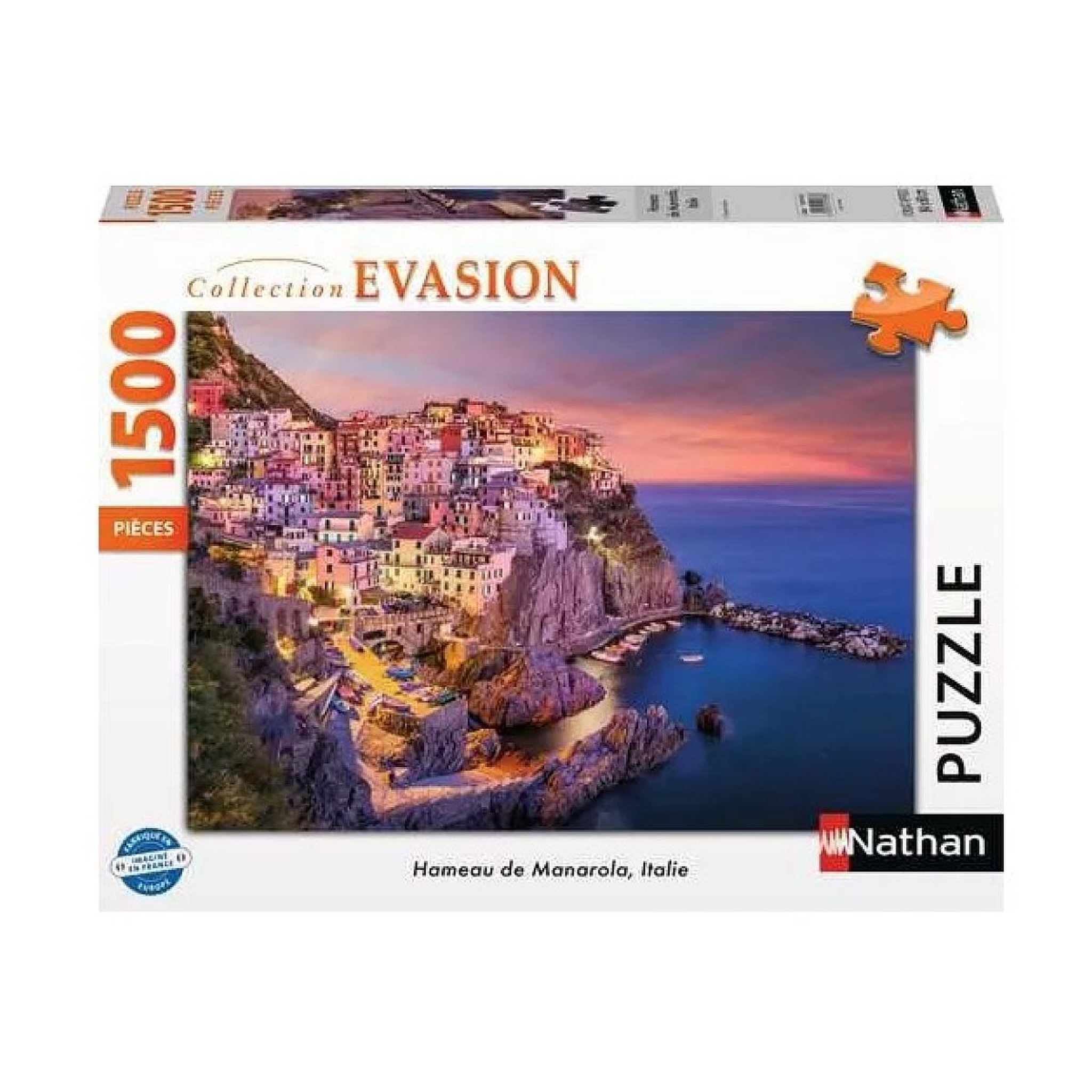 Nathan Nathan puzzle 1500 p  Hameau de Manarola, Italie