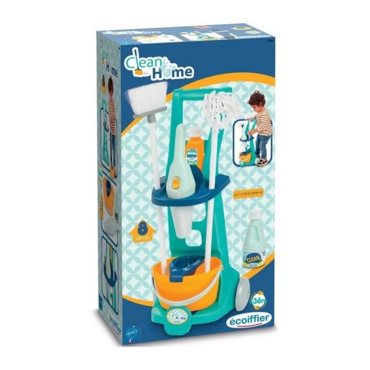 Ecoiffier Chariot ménage - ECOIFFIER - A partir de 3 ans