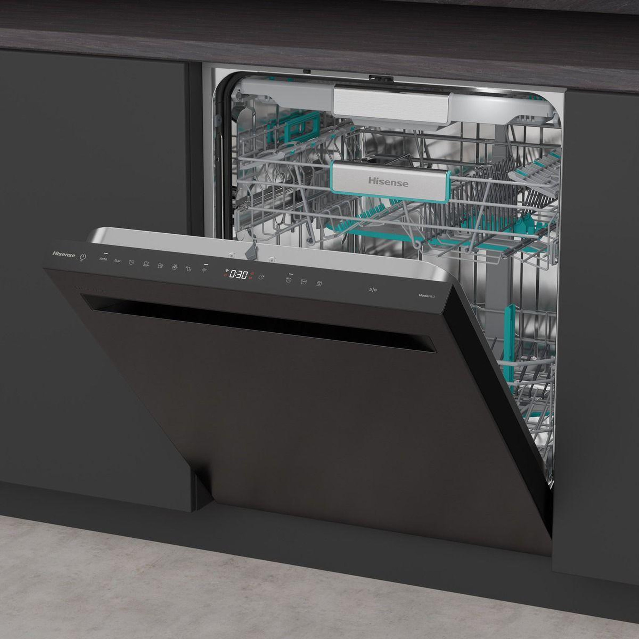 Voir la diapositive 2 : Hisense Lave vaisselle 60 cm hbu5a6360bxd