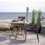 HOUSE NORDIC Table de jardin Ø 100 cm + 4 chaises