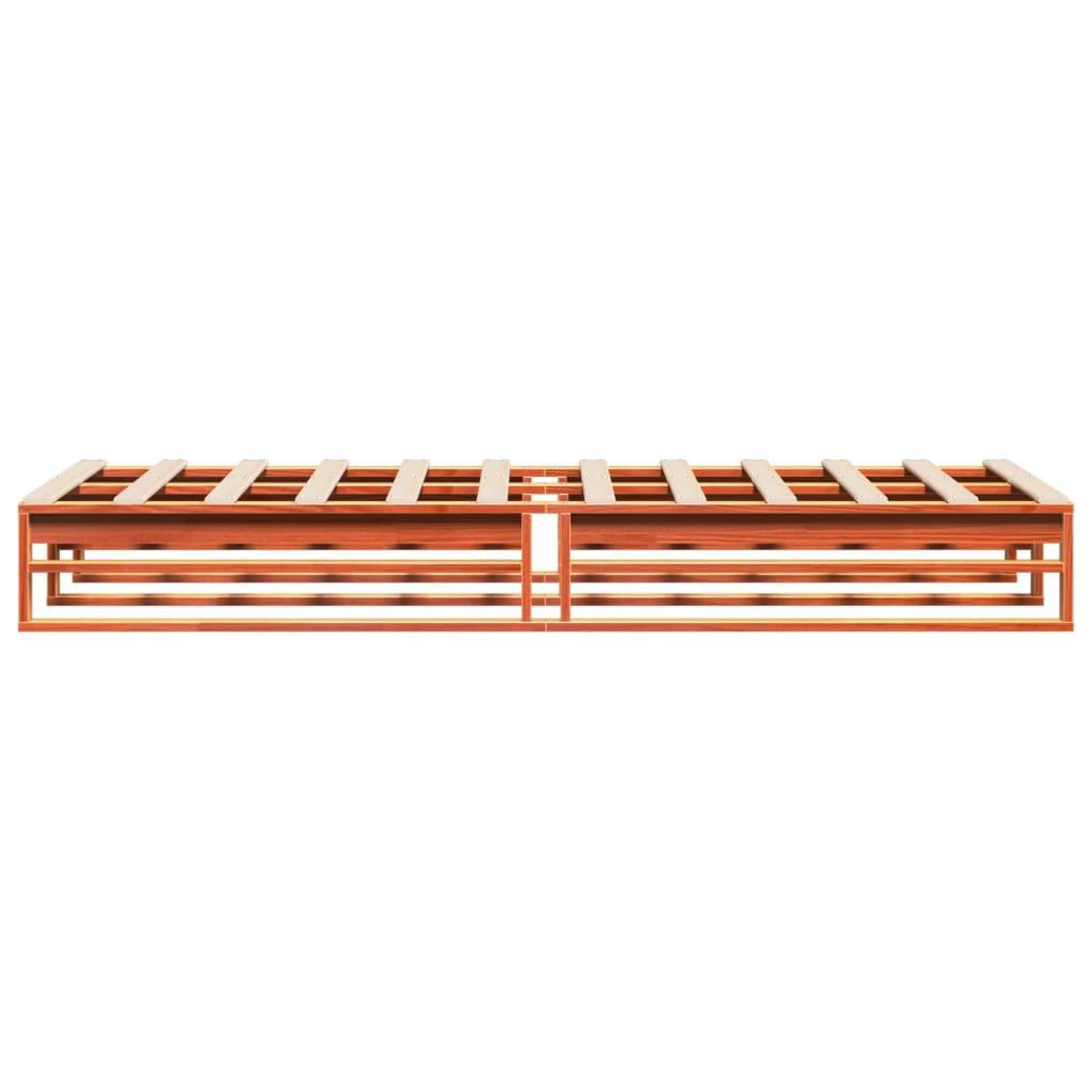 Voir la diapositive 5 : VIDAXL Cadre de lit sans matelas cire marron 90x190 cm bois pin massif