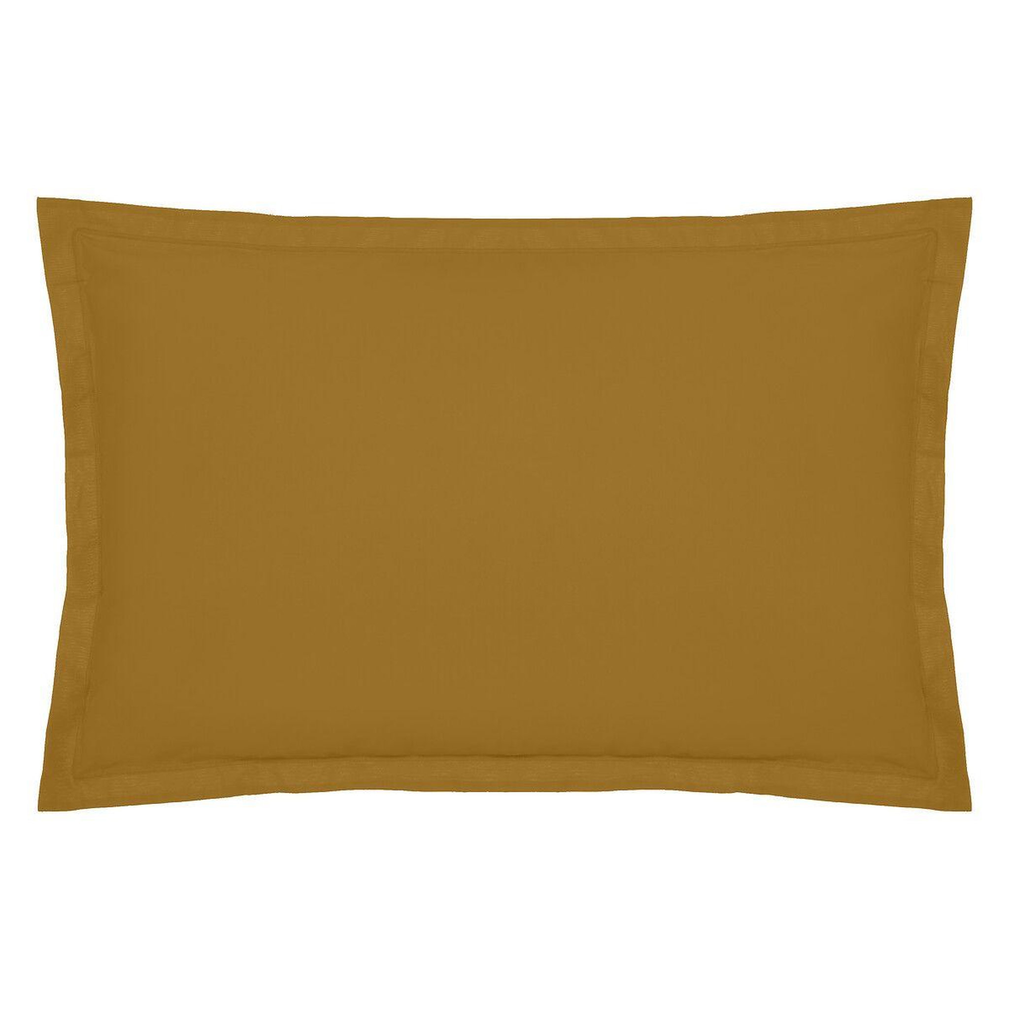 ATMOSPHERA Taie d'oreiller  percale  50x70cm mordoré