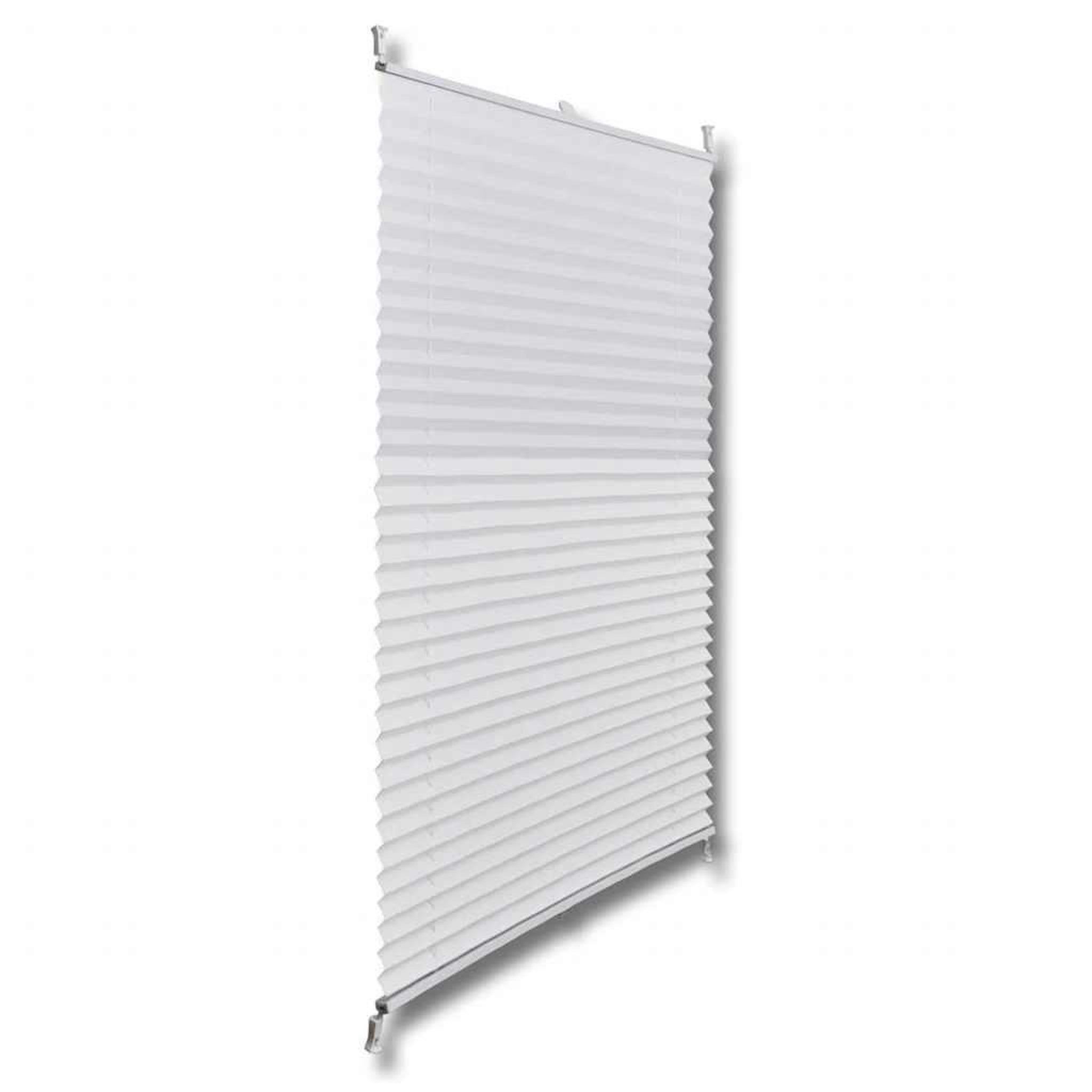 Voir la diapositive 3 : VIDAXL Store plisse 70x125 cm Blanc