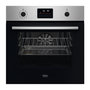 Voir la diapositive 1 : FAURE Four multifonction encastrable - Pyrolyse - FAURE - FOPWC6X2 - Inox - Porte froide
