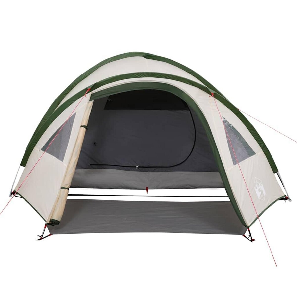 VIDAXL Tente de camping a dome 4 personnes vert impermeable