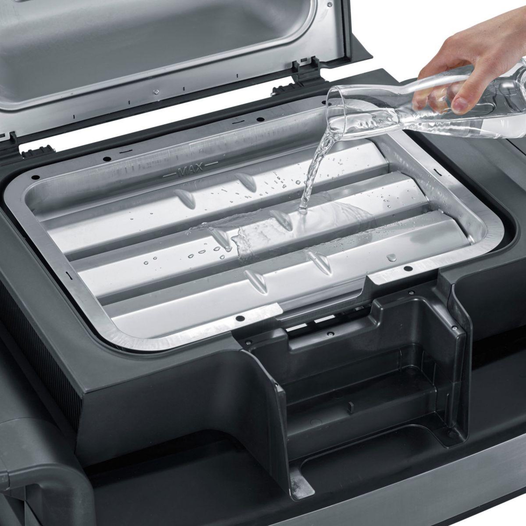 Voir la diapositive 5 : SEVERIN Barbecue électrique PG8139 noir sur chariot sonde connectée 41.5x31.5 cm