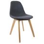 Voir la diapositive 2 : Paris Prix Lot de 2 Chaises Scandinaves  Pilta  87cm Noir