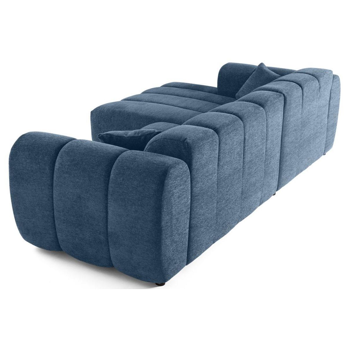 LISA DESIGN Curtis - canapé d'angle gauche 4 places en tissu texturé