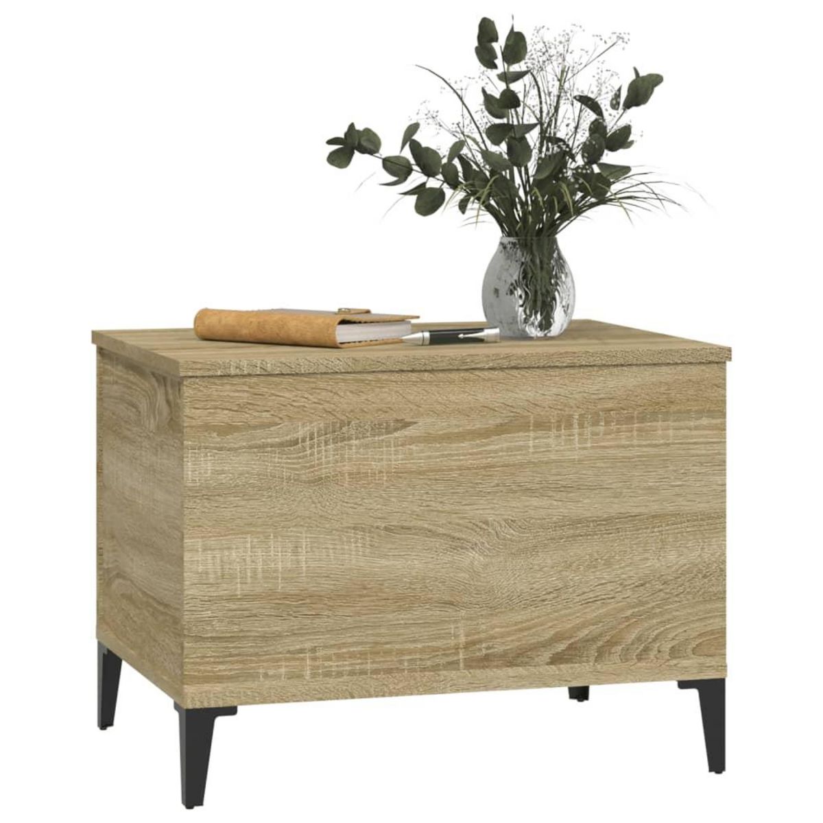 VIDAXL Table basse Chene sonoma 60x44,5x45 cm Bois d'ingenierie