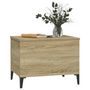 Voir la diapositive 4 : VIDAXL Table basse Chene sonoma 60x44,5x45 cm Bois d'ingenierie