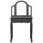 Voir la diapositive 3 : VIDAXL Coiffeuse et tabouret Gris 65x36x128 cm Bois de paulownia MDF