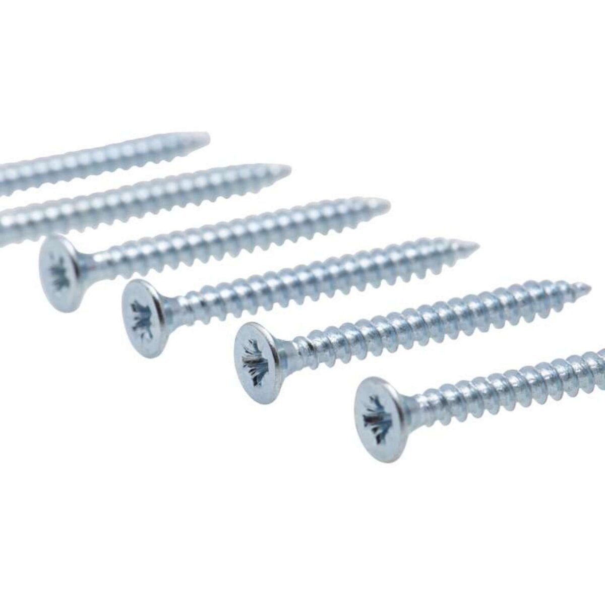  Vis à bois tête fraisée PZ zinguée Vissal filet total 3x25 mm  x100 vis