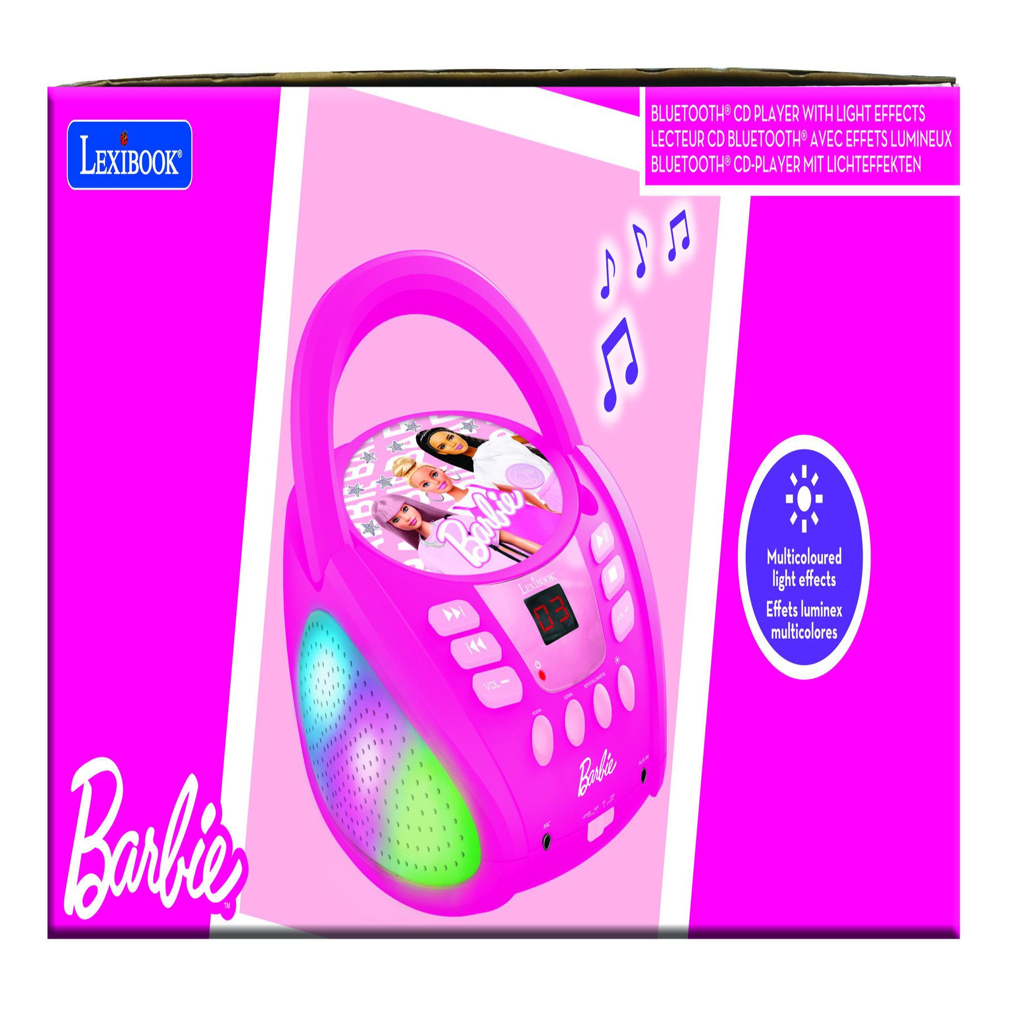 Voir la diapositive 4 : Lexibook Lecteur CD Bluetooth Barbie
