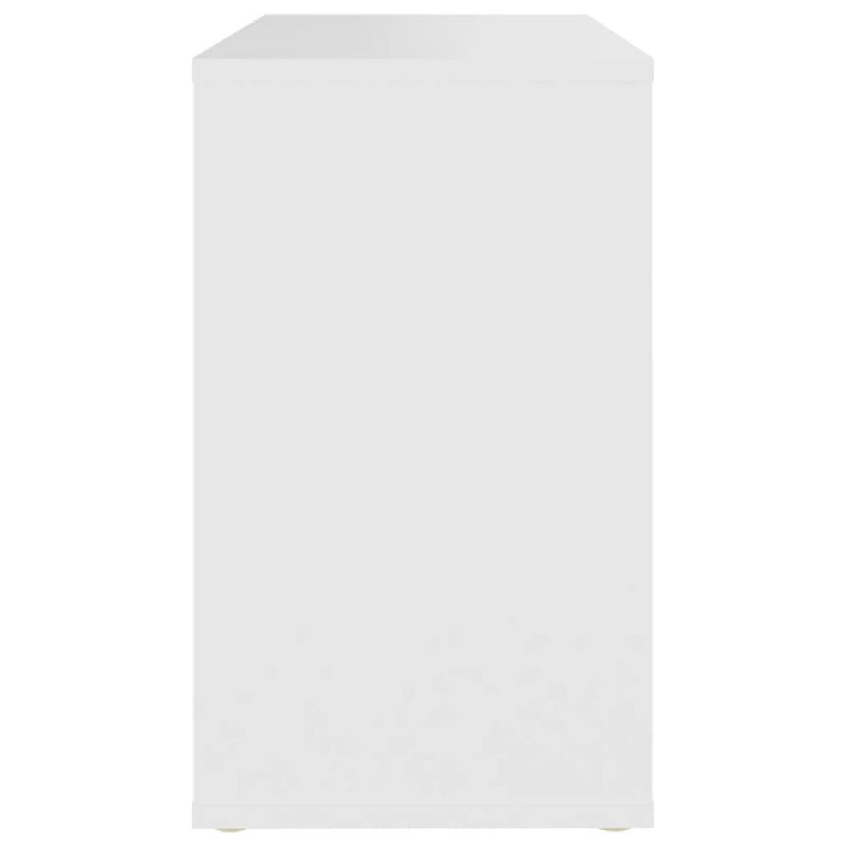 VIDAXL Armoire laterale Blanc 60x30x50 cm Agglomere