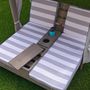 Voir la diapositive 6 : Kidkraft Bain de soleil double pour enfant avec porte gobelets - Gris