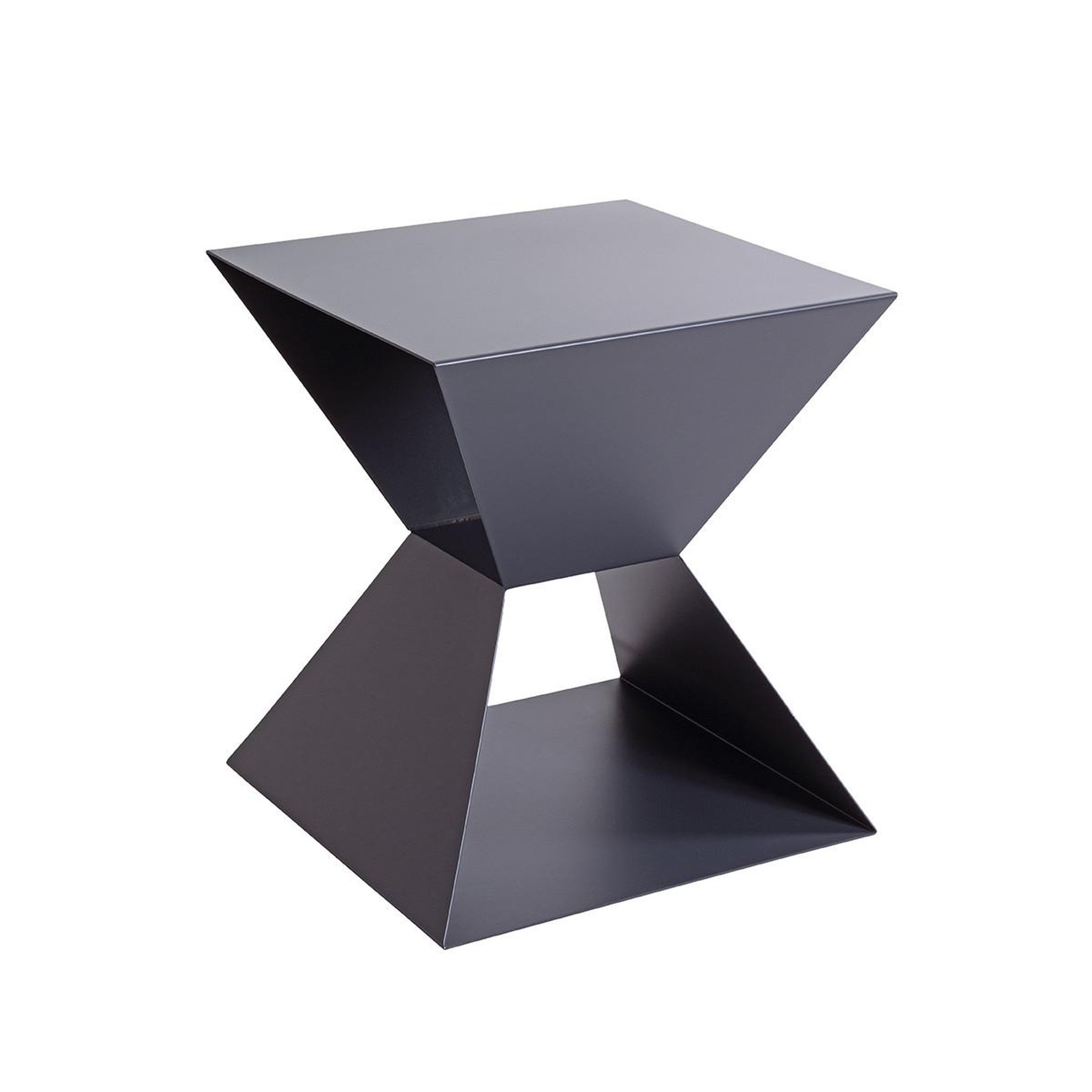 Paris Prix Table d'appoint design  sablier  45cm anthracite