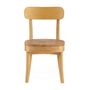 Voir la diapositive 3 : VS VENTA-STOCK Pack de 2 chaises Nala couleur Chêne, bois massif