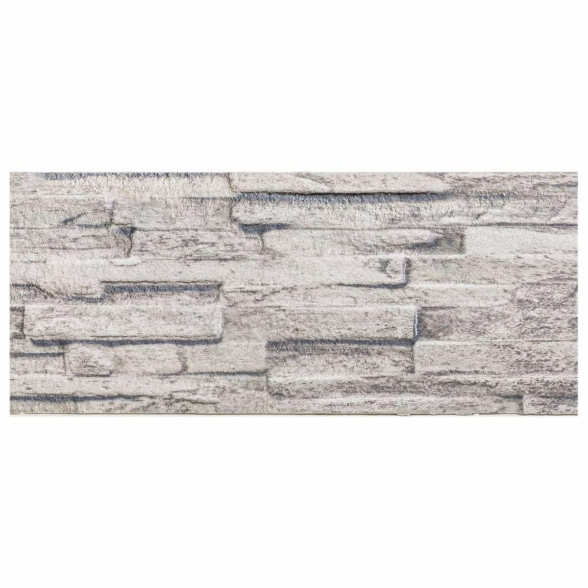 VIDAXL Panneaux muraux 3D 14 pcs gris clair 100x25 cm EPS