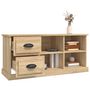 Voir la diapositive 5 : VIDAXL Meuble TV chene sonoma 102x35,5x47,5 cm bois d'ingenierie
