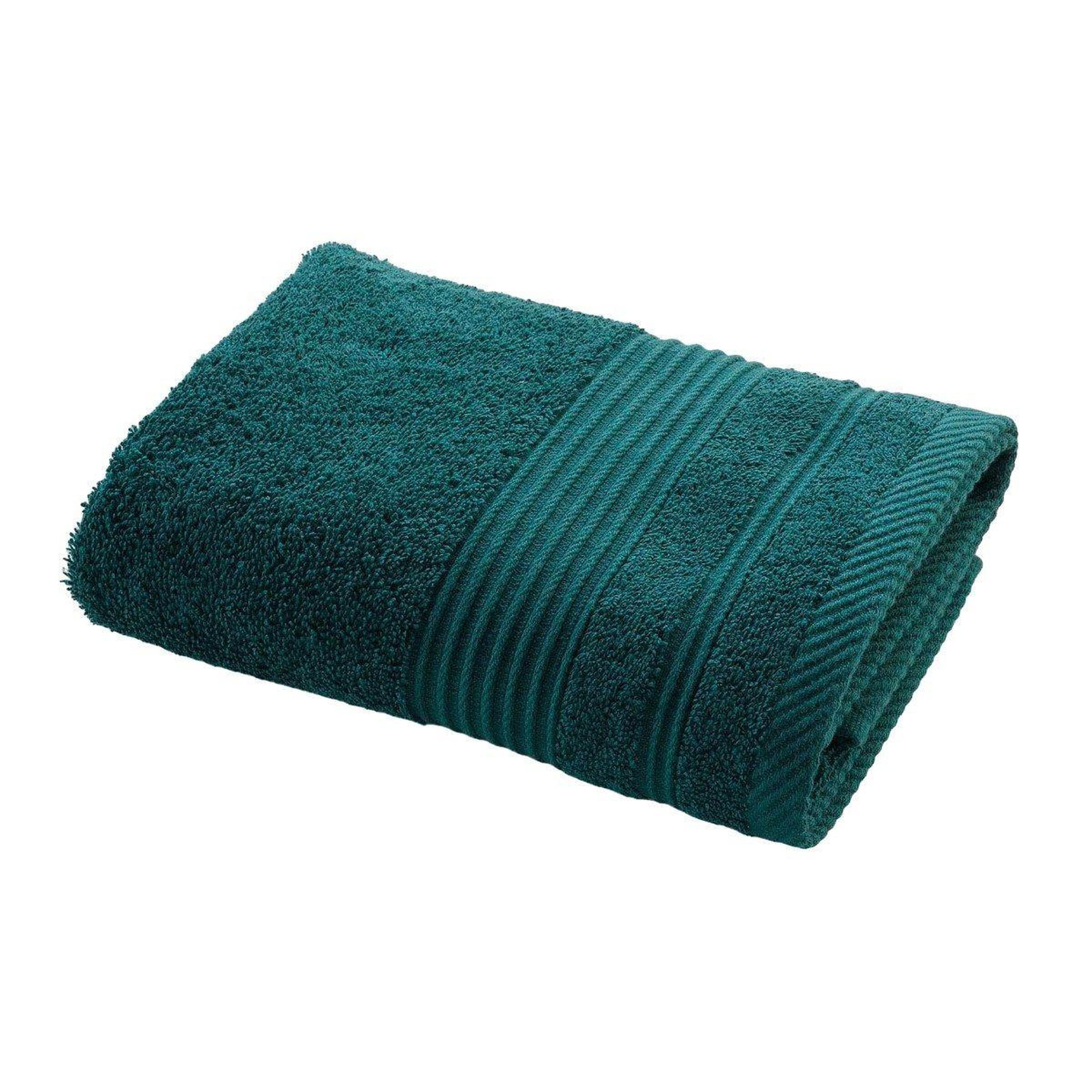 Douceur d'Intérieur Serviette de Toilette  Tendresse  50x90cm Émeraude