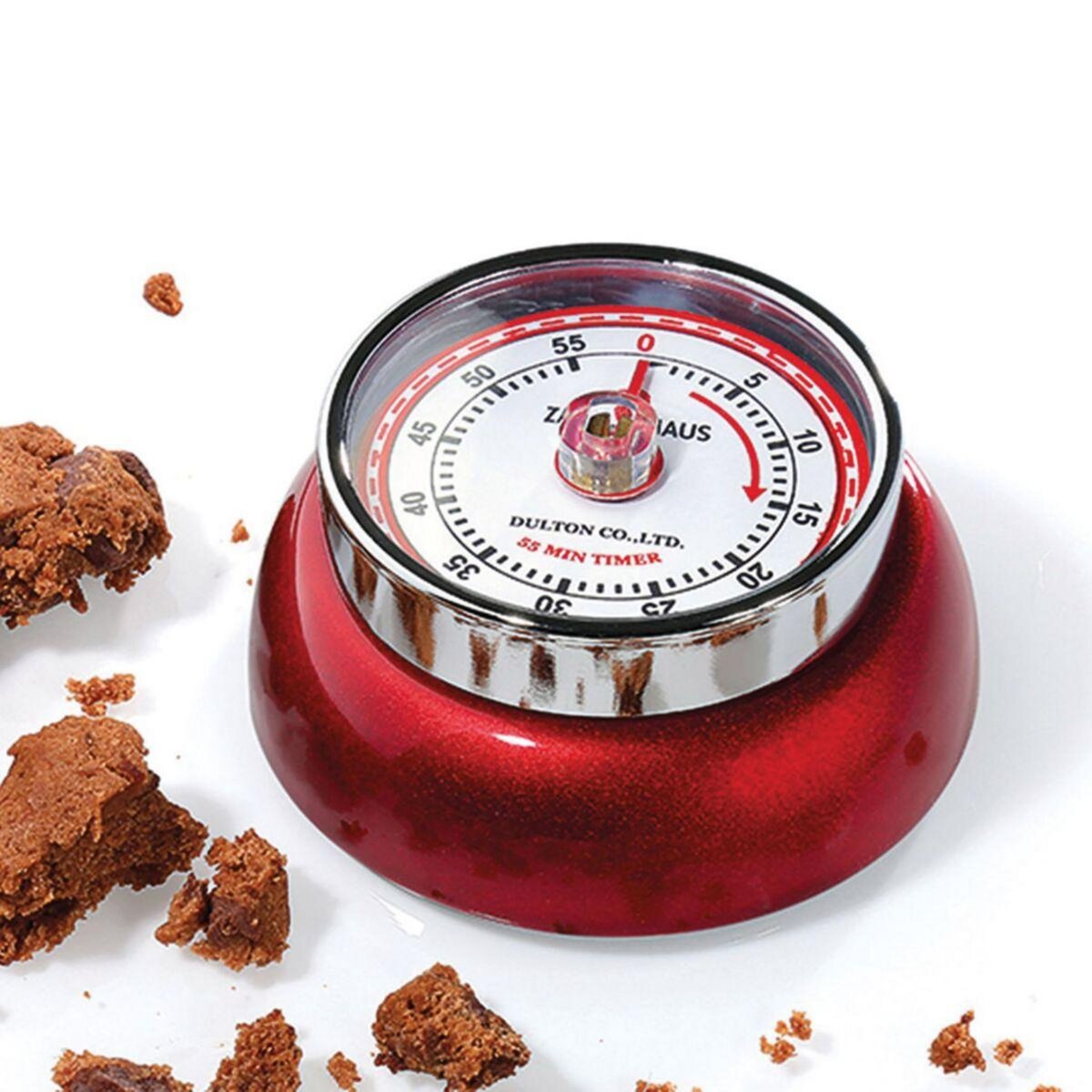 ZASSENHAUS Minuteur aimanté rouge