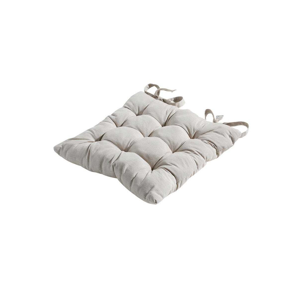 MADISON Galette de chaise de jardin Toscane Panama Linnen 46 x 46 cm